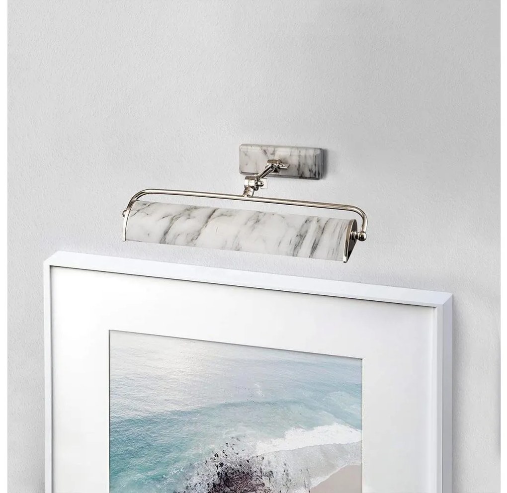 Elstead WINCHFIELD-PLM-PN-WM -Obrazové svietidlo WINCHFIELD 2xE14/40W/230V mramor