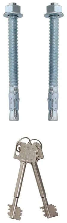 Ohňovzdorný nábytkový trezor FIRE HERO 65, 670 x 440 x 450 mm, mechanický - na kľúč