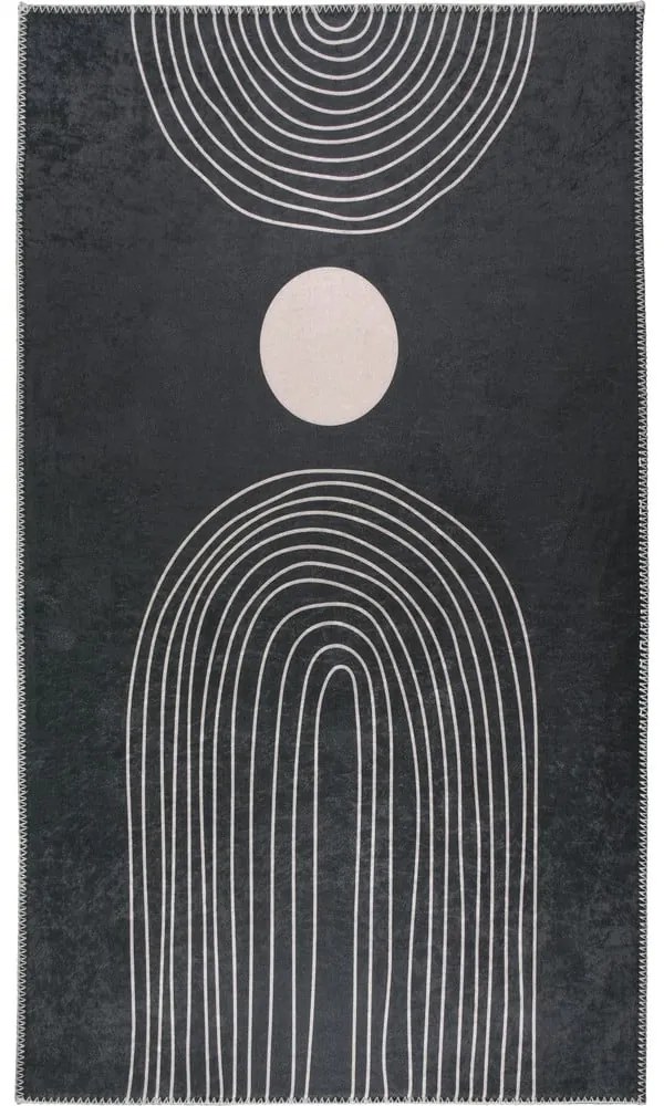 Antracitovosivý umývateľný behúň 80x200 cm – Vitaus