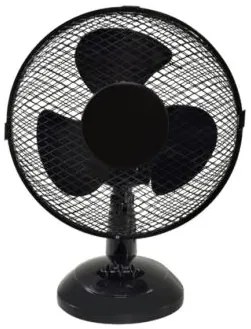 Stolový ventilátor 27cm 25W Čierny