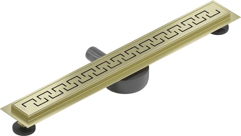 Mexen Flat 360° M15 sprchový žľab 60 cm, zlatá matná, 1A24060-40