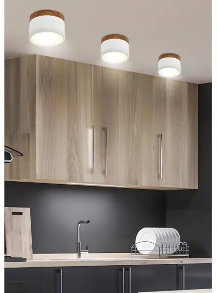 LED Stropné svietidlo TUBA LED/9W/230V biela/béžová