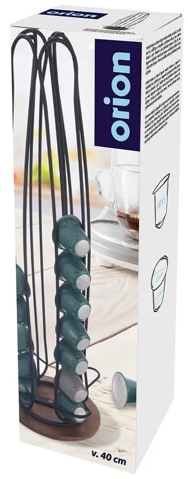 Čierny stojan na kapsule Radka – Orion