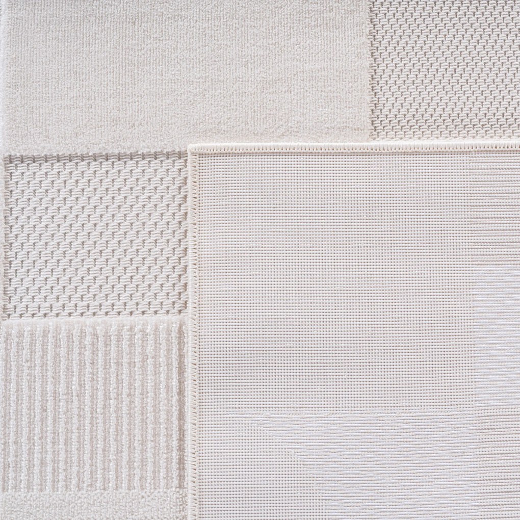 Kusový koberec Doha 1651 Cream, 140x200, biela, chodba / predsieň, Ayyildiz