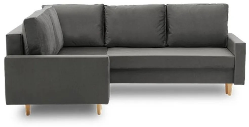 Rohová rozkladacia sedačka TEPIS, 224x75x172, monolith 20, ľavá