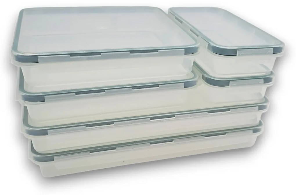 Orion Súprava 6 plastových dóz do chladničky, Lock & Lock UROVNEJTO