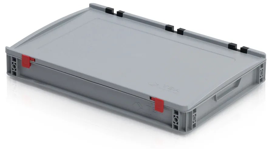 Plastová prepravka s vekom 600 x 400 x 90 mm