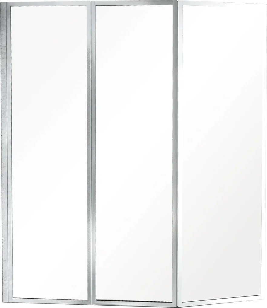 Besco Vaňová zástena AMBITION PREMIUM 3 130140 (130x140 cm | Transparent)