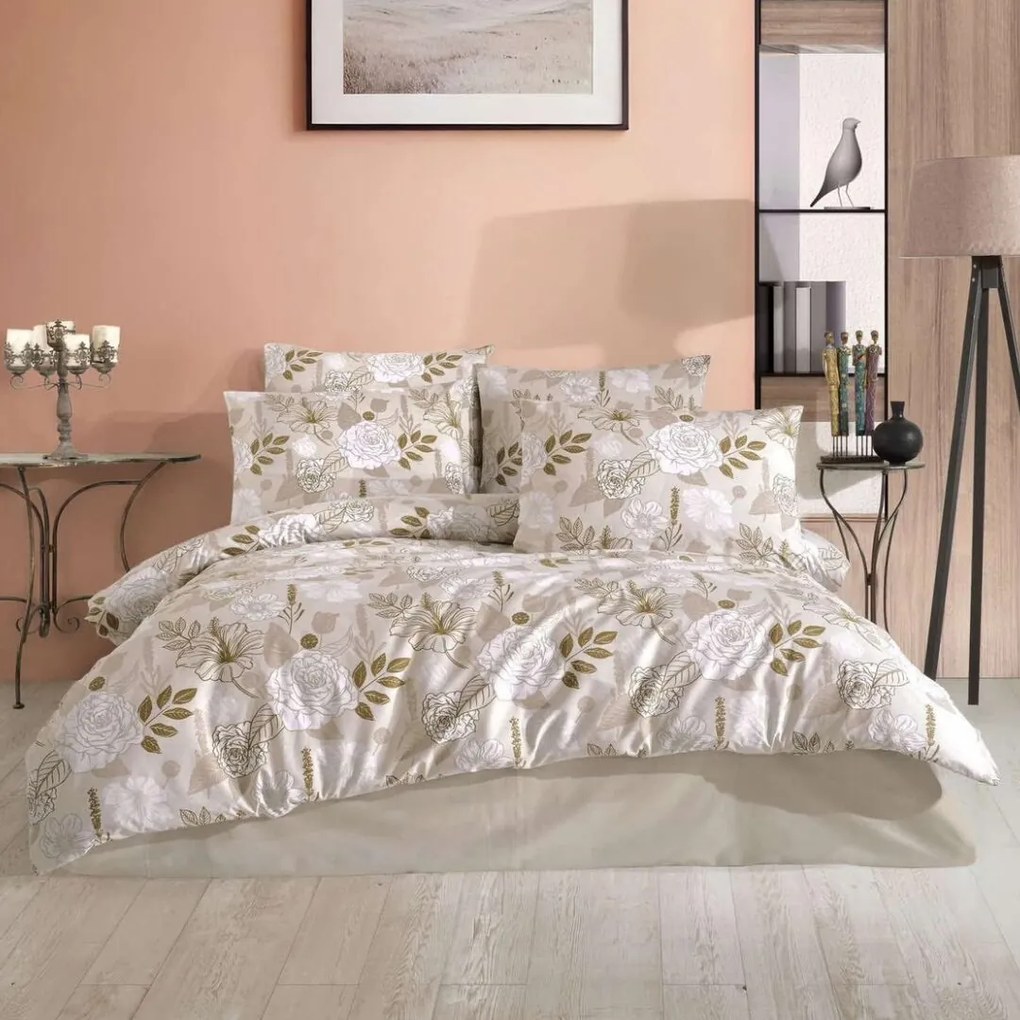 Obliečky bavlnené Riga 200x140cm+90x70cm TiaHome