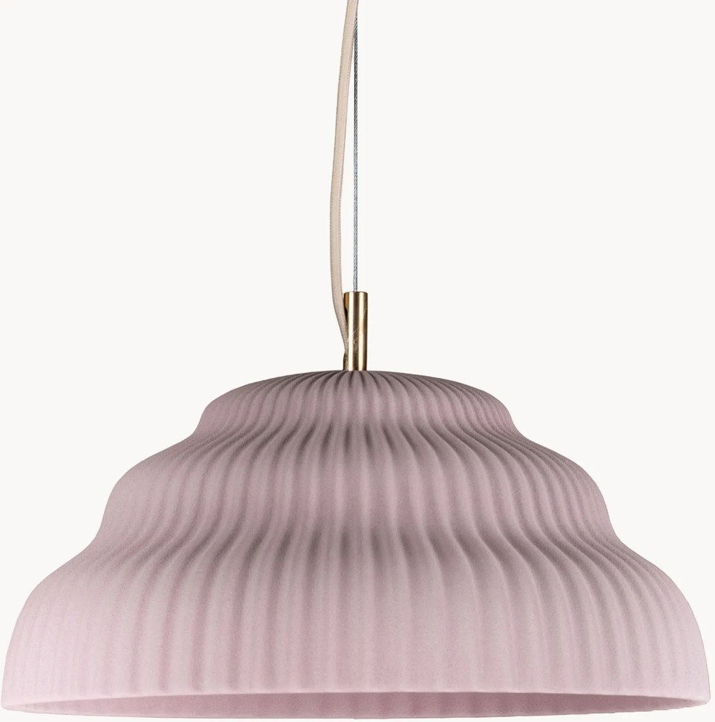 Ručne vyrobené kameninové závesné svietidlo Kaskad, v rôznych veľkostiach