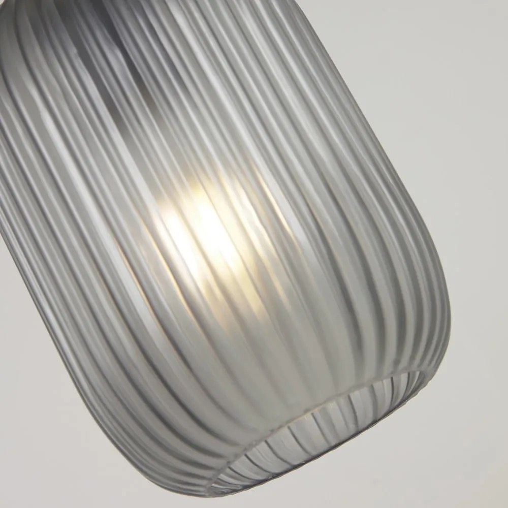 Stropné svietidlo v zlatej farbe so skleneným tienidlom ø 12 cm Hestia - Kave Home