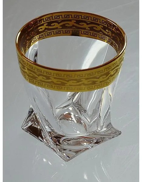 BOHEMIA QUADRO RICH POHÁR NA WHISKY 340ML SADA 6KS