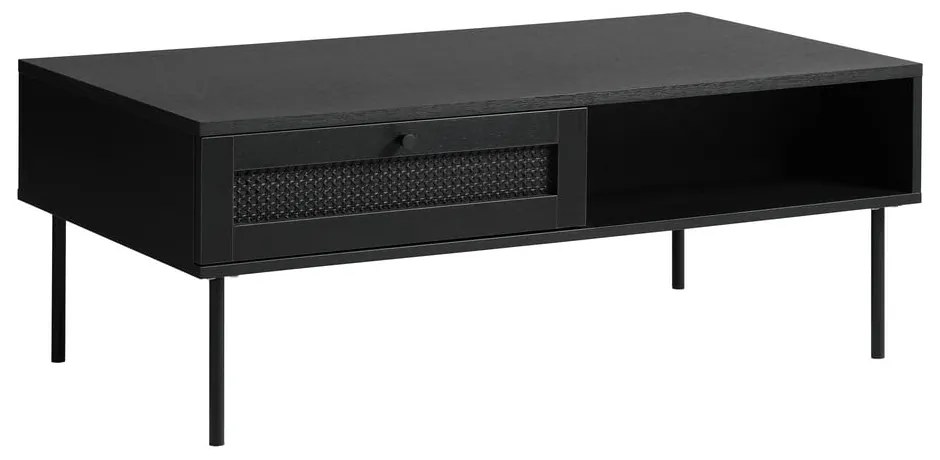 Čierny konferenčný stolík 60x110 cm Pensacola – Unique Furniture