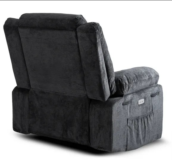 Masážne kreslo AMADEO čiernosive