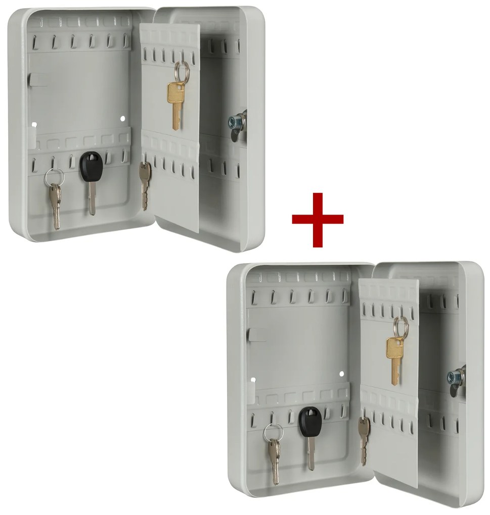 Skrinka na kľúče s mechanickým zámkom 1+1 ZADARMO, 48 kľúčov