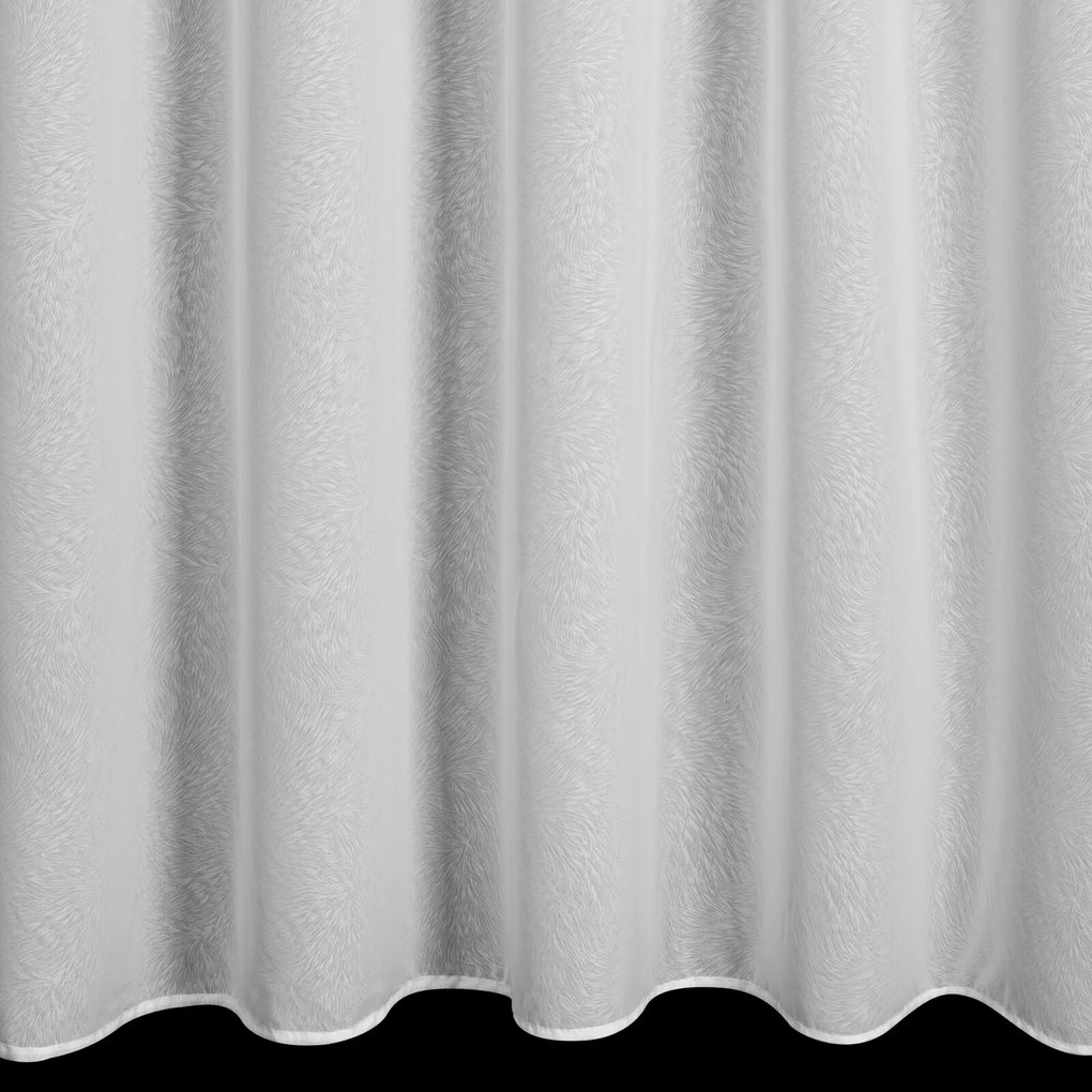 ZÁCLONA NA KRÚŽKOCH TULSA 350X250 CM BIELA