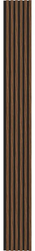 Mexen Lam-B, akustické stenové lamely 275 × 30 cm, HDF doska 4 mm, technická dyha, mahagón rubínový, S100-275307-3015-013