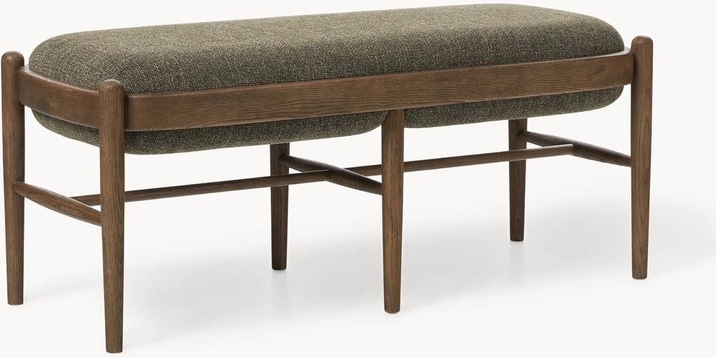 Čalúnená lavica z dubového dreva Imara