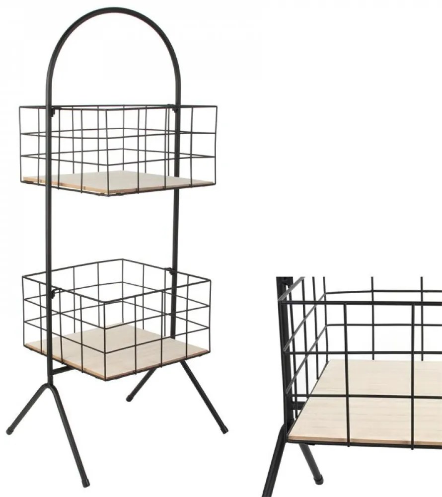 Úložný regál Industrial Home deco factory 3258, 80 cm