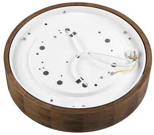 Brilagi - LED stropné svietidlo CARVALHO 2xE27/15W/230V dub/orech pr. 37 cm