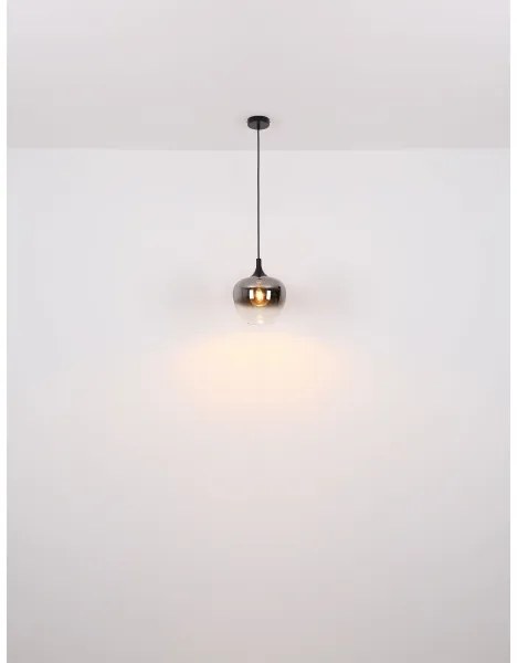 Globo 15548H1 - Luster na lanku MAXY 1xE27/60W/230V čierna