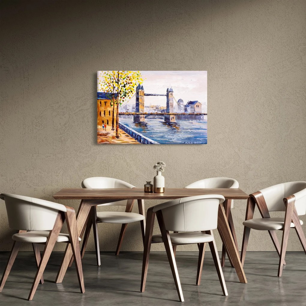 Obraz - Maľba mesta (90x60 cm)