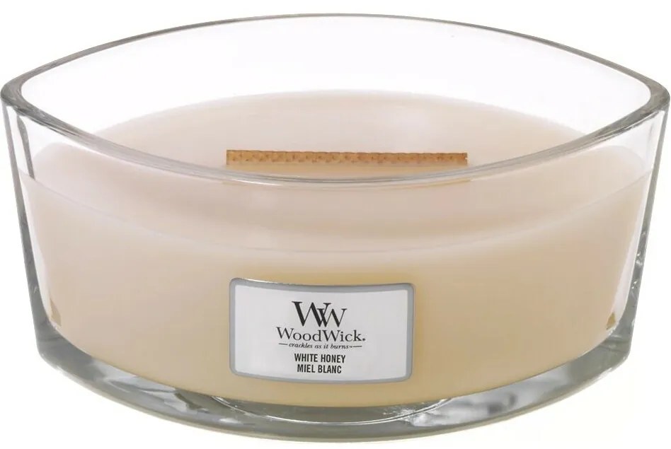 Vonná sviečka WoodWick Ship White Honey, 453 g