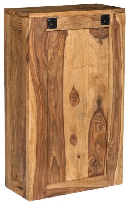 furniture-nabytek.cz - Masivní koupelnová skříňka Leeston z palisandru, hnědá, lakovaná – 42×25×70 cm