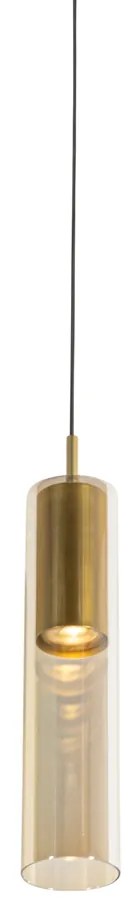 Moderné zavesené svietidlo zlaté pre 1-fázový koľajnicový systém - Iconic Lloyd