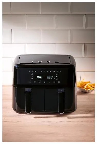 Silvercrest®  Teplovzdušná fritéza Retro 1973 Shlfd 2600 B1, čierna  (100392835)