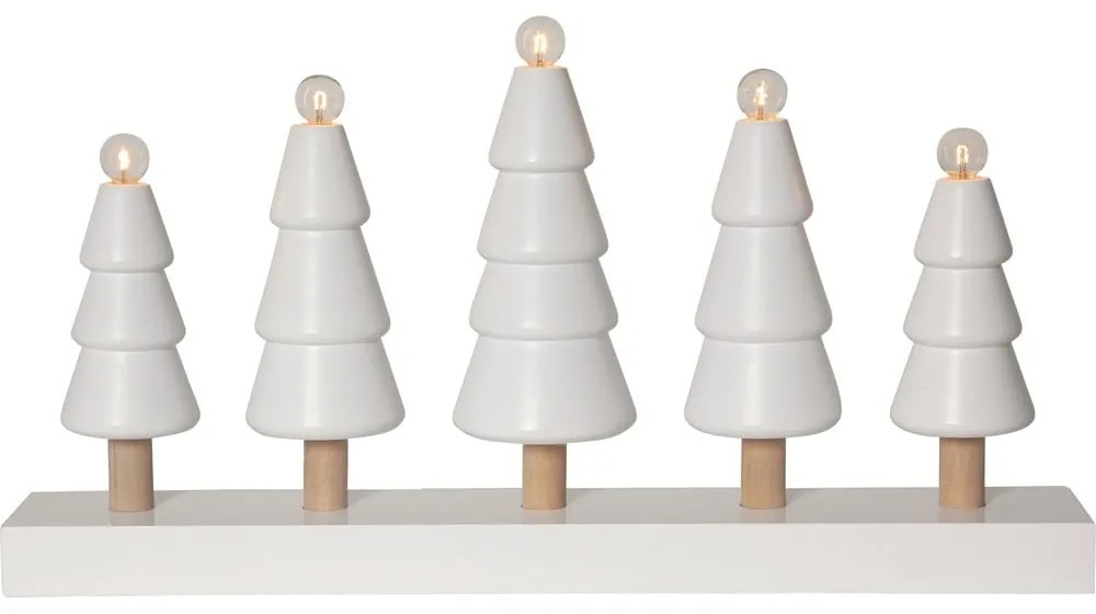 Biela vianočná svetelná dekorácia Skog – Star Trading