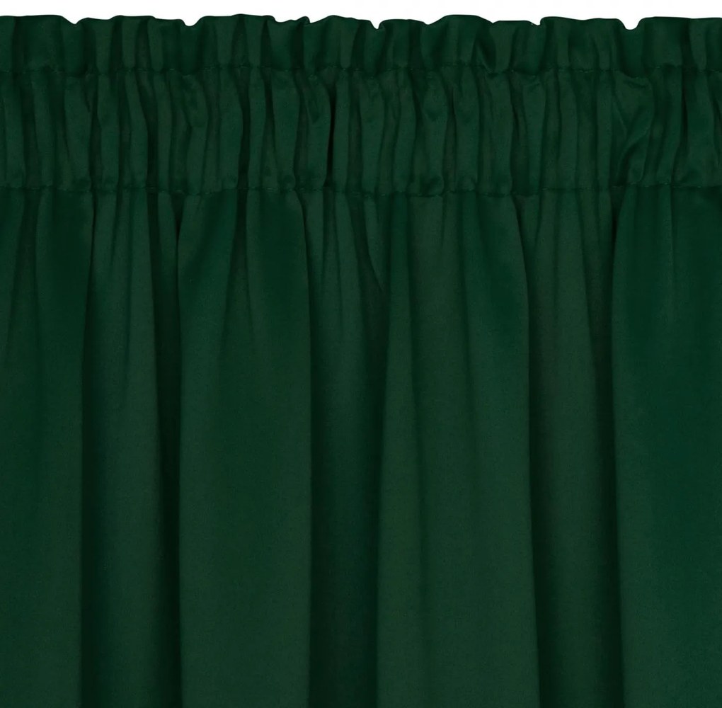 ZATEMŇOVACÍ ZÁVES NA PÁSKE PARISA 135X270 CM TMAVOZELENÁ