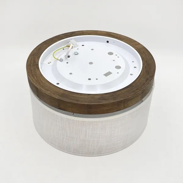 Brilagi - LED stropné svietidlo BELLADONNA 1xE27/15W/230V pr. 30 cm biele/dub or