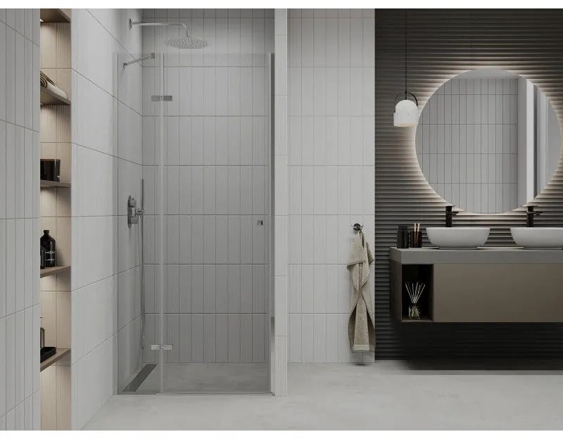 Mexen Roma, sprchové dvere do otvoru 120 x 190 cm, 6mm číre sklo, chrómový profil, 854-120-000-01-00