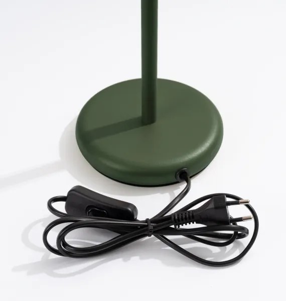 Sollux SL.1624 - Stolná lampa KARBON 1xGU10/10W/230V zelená