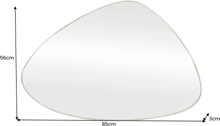 Zrkadlo 48186 Noemi 85x56cm Zlaté - Komfort-nábytok