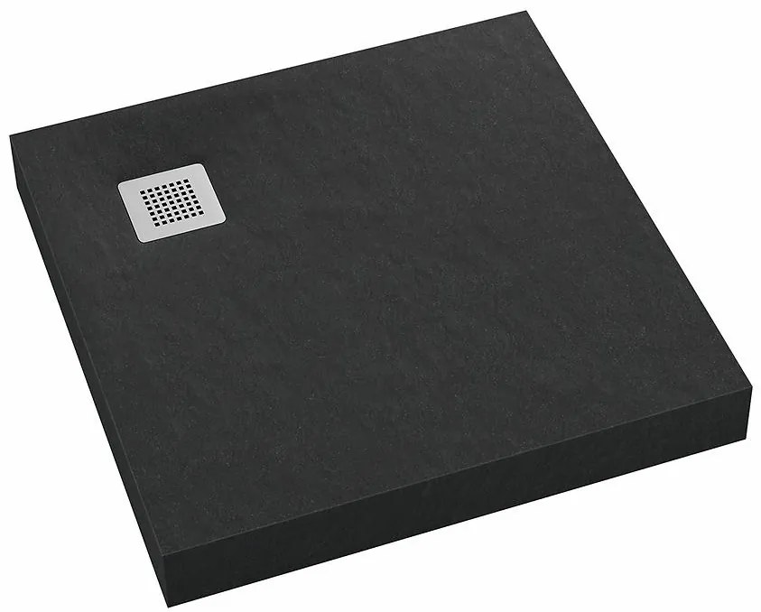 Sprchová vanička New Horizons Black Stone 80x80x12 3.3300/C/ST-M2