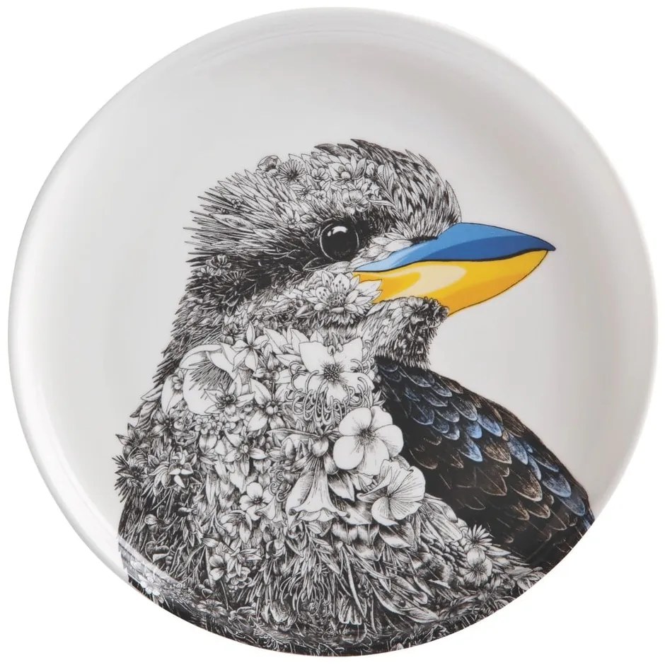 Biely porcelánový tanier Maxwell & Williams Marini Ferlazzo Kookaburra, ø 20 cm
