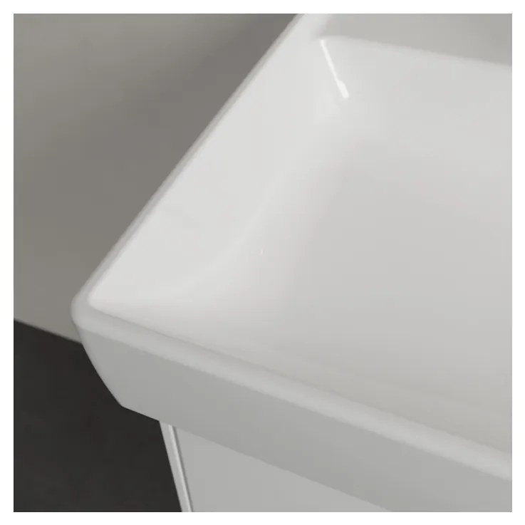 Villeroy & Boch COLLARO - Umývadlo 600x470x160 mm, s prepadom, biela Alpin CeramicPlus 4A3360R1