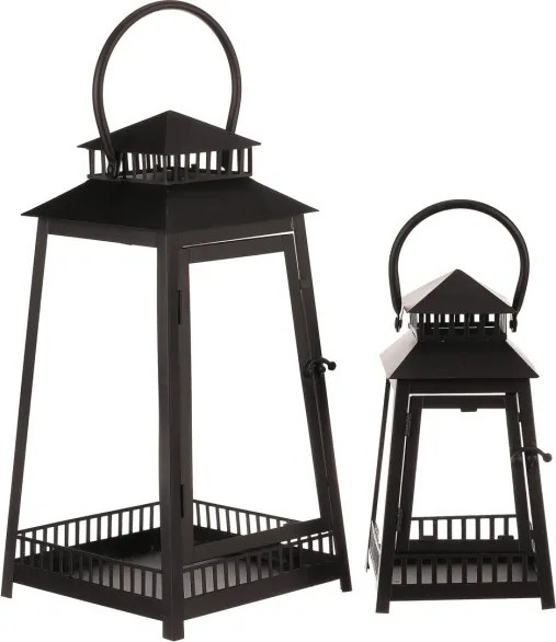 Set dvoch lampášov čierny LUC307 (2 ks)