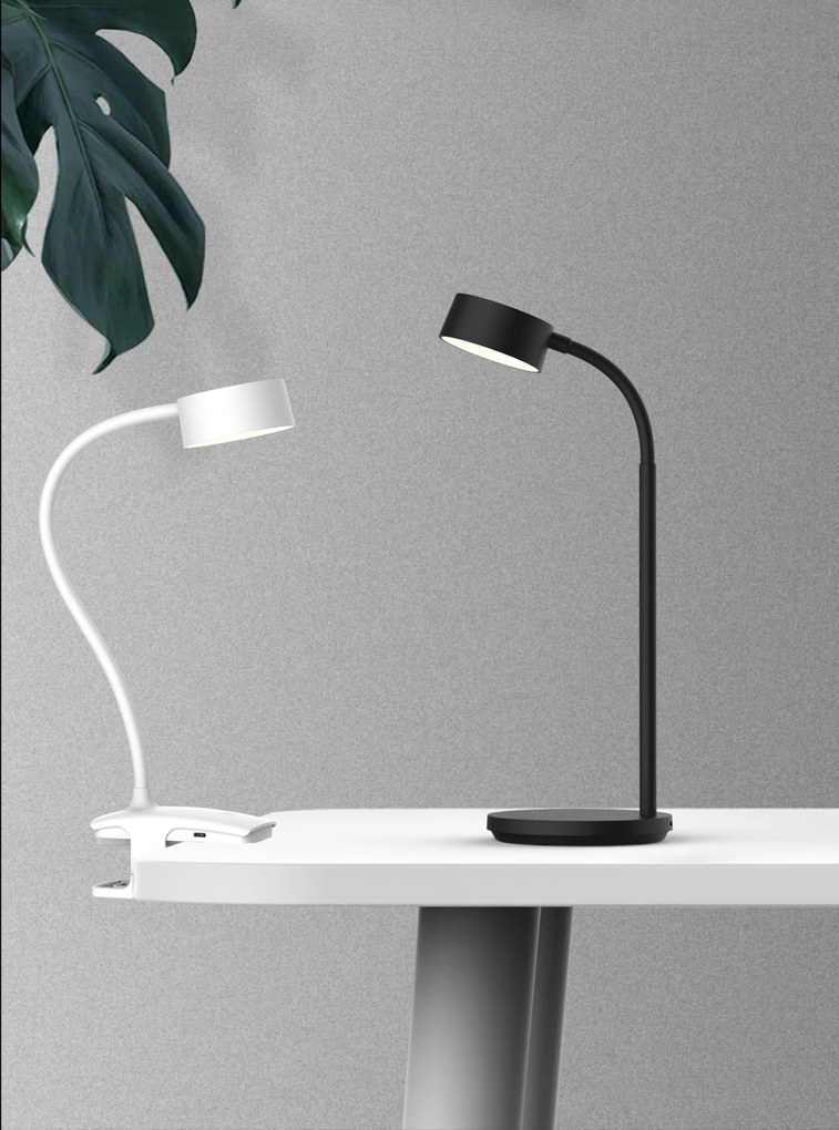 TOP LIGHT Stolová lampička Bella C, Čierna