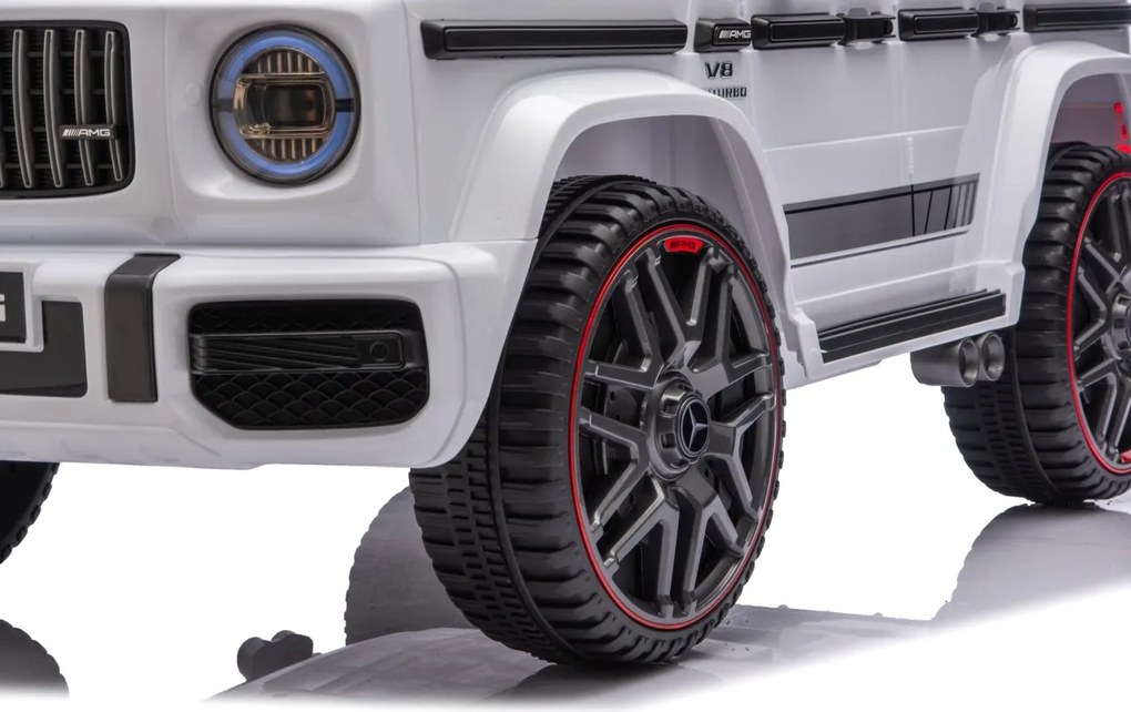 Ramiz Detské vozidlo Mercedes G63 AMG LIFT, biele