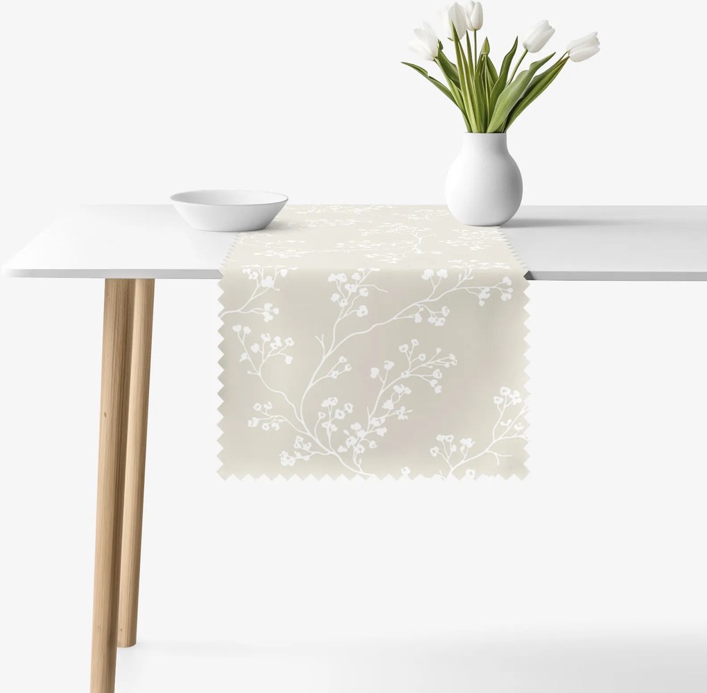 Goldea behúň na stôl teflónový - popínavé rastliny 50x120 cm