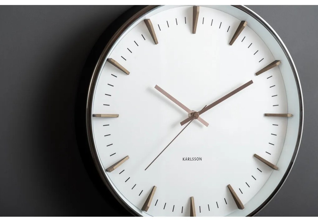 Karlsson 5911GM dizajnové nástenné hodiny 35 cm