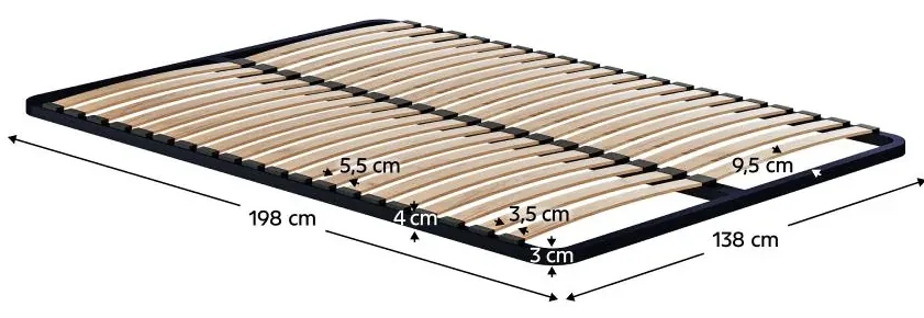 Lamelový rošt 200x140 cm Kvantobello . Vlastná spoľahlivá doprava až k Vám domov. 1116373