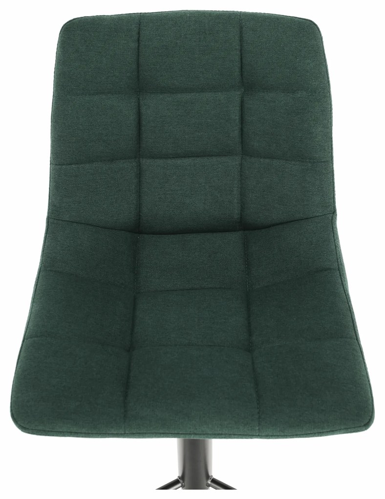 Kondela Barová stolička, zelená/čierna, LAHELA