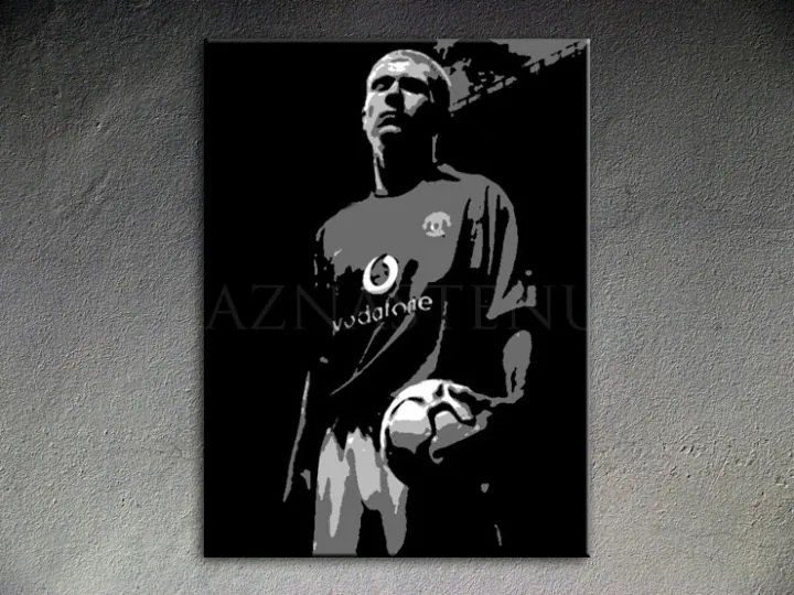 Ručne maľovaný POP Art obraz Paul Scholes | rôzne rozmery