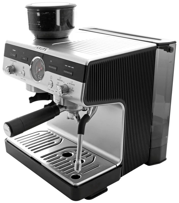 Pákový kávovar KRUPS Precision+ XP804T10 Hliníkový/Čierny
