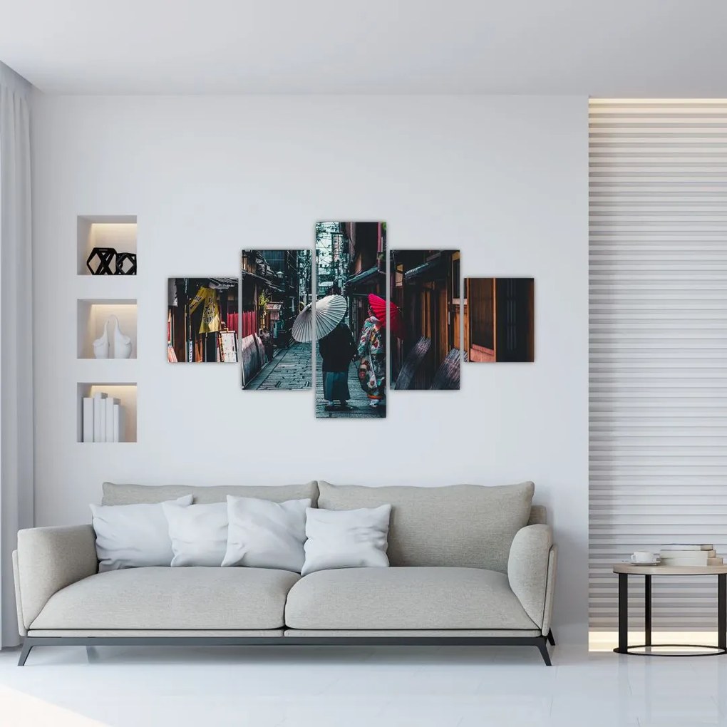 Obraz - Procházka Tokiom (125x70 cm), 40 ďalších rozmerov
