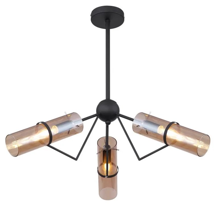 Globo 15353-3D - Luster na tyči GIJON 3xE14/40W/230V